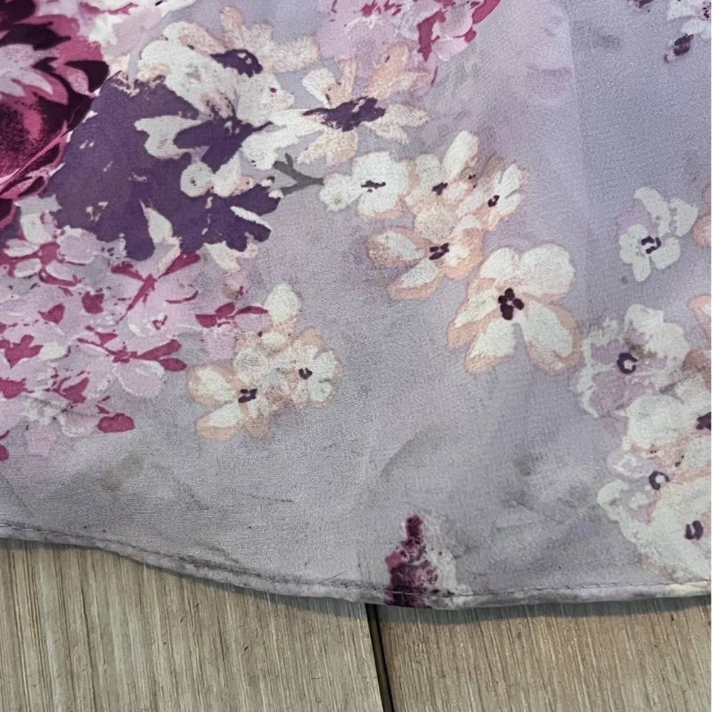 Lulus Floral Maxi Dress Formal Lilac Purple Gown Bridesmaid Womens XS